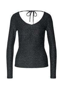 ABOUT YOU, Damen Shirt 'Arina', Schwarz / Silber