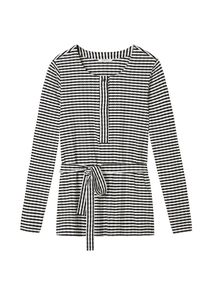 Sandwich, Damen Shirt, Schwarz / Weiß