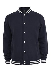 Urban Classics, Herren Sweatjacket, Navy / Wei&szlig;