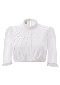 Marjo, Damen Dirndlbluse, Wei&szlig;