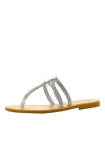 Evita, Damen Sandale, Grau