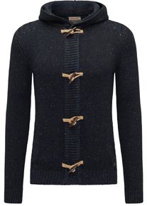 PETROL INDUSTRIES, Herren Strickjacke ' Knitwear Hooded', Schwarz