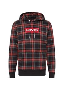Levi's LEVI'S, Herren Sweatshirt 'MODERNHMHOODIE', Rot / Schwarz