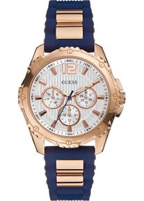 Guess, Damen Multifunktionsuhr 'INTREPID 2', Navy / Rosegold