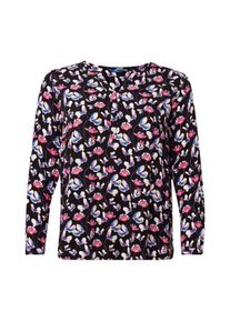 Tom Tailor, Damen Tunikabluse, Mischfarben / Schwarz