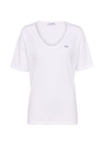 Lacoste, Damen T-Shirt, Wei&szlig;