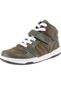 s.Oliver Junior, Sneaker, Khaki / Wei&szlig;