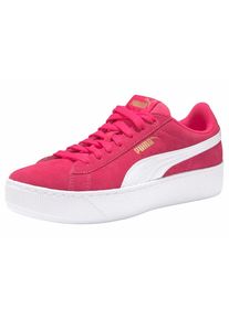 Puma, M&auml;dchen Plateausneaker 'Vikky Platform', Pink / Wei&szlig;