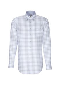Jacques Britt, Herren Hemd, Hellblau / Wei&szlig;