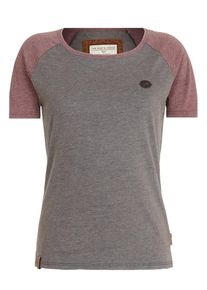 Naketano, Damen Shortsleeve 'Teufel in den Händen', Braun / Rosegold