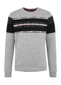 Superdry, Herren Sport-Sweatshirt, Grau / Schwarz
