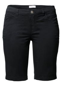 sheego Casual, Damen Bermudas, Schwarz