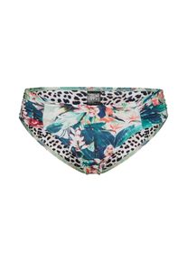 watercult, Damen Bikini Slip, Blau / Grün / Schwarz