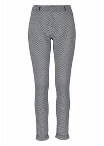 AJC, Damen Röhrenhose, Grau / Schwarz