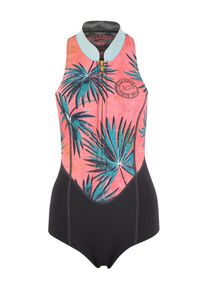Billabong, Damen Bademode 'salty dayz sleeveles', Blau / Rosa