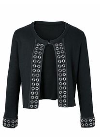 Heine, Damen Cardigan, Schwarz