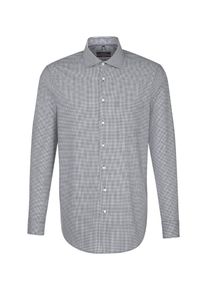 Seidensticker, Herren Hemd, Grau / Wei&szlig;