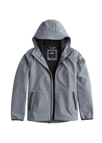 Hollister, Herren Jacke 'SUMMERWEIGHT SOFTSHELL', Rauchblau