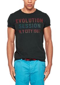 s.Oliver RED LABEL, Herren Jerseyshirt, Schwarz