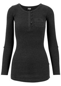 Urban Classics, Damen T-Shirt, Dunkelgrau