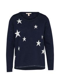 Esprit, Damen Pullover, Navy / Weiß