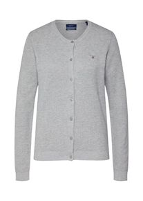 Gant, Damen Strickjacken, Graumeliert