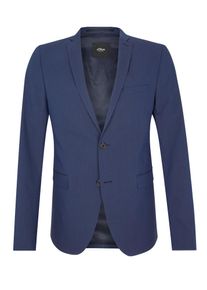 s.Oliver BLACK LABEL, Herren Cesano Slim: Leichtes Sakko, Navy