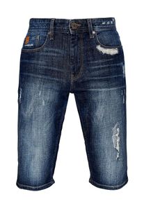 s.Oliver RED LABEL, Herren Denim-Bermuda, Blue Denim