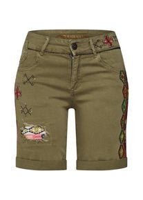 Desigual, Damen Shorts 'PANT_ESSAUIRA', Khaki