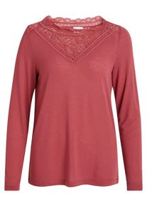 Vila, Damen Shirt, Pastellrot