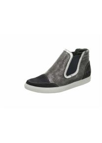 Paul Green, Damen Slipper, Dunkelblau / Silber / Wei&szlig;