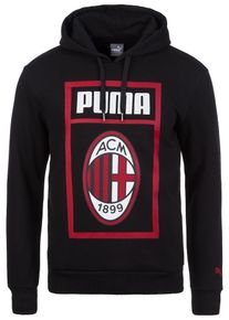 Puma, Herren Pullover 'AC Mailand Shoe Tag', Rot / Schwarz / Weiß