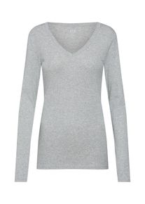 GAP, Damen Shirt, Hellgrau / Graumeliert