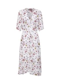 tigha, Damen Kleid 'Jola', Mischfarben / Weiß