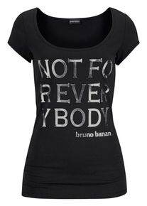 Bruno Banani, Damen T-Shirt mit Print, Schwarz