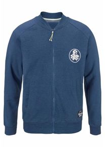 Kangaroos, Herren Sweatjacke, Blaumeliert / Weiß