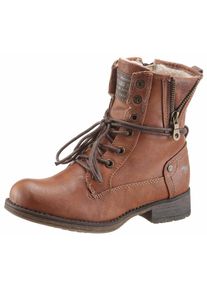 Mustang, M&auml;dchen Shoes Winterstiefel, Braun / Kastanienbraun / Schwarz