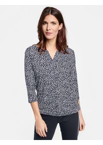 Gerry Weber, Damen T-Shirt, Enzian / Weiß
