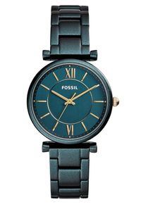 Fossil, Damen Uhr, Gold / Smaragd
