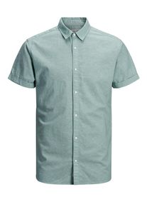 Jack & Jones JACK & JONES, Herren Kurzarmhemd, Pastellblau
