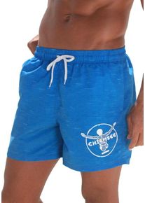 Chiemsee, Herren Badeshorts, Royalblau / Wei&szlig;