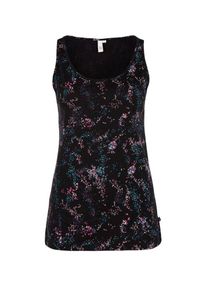 Q/S Designed By, Damen Tanktop, Petrol / Pink / Schwarz / Weiß