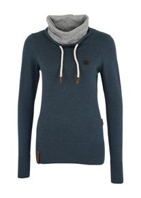 Naketano, Damen Pullover 'Geh Weg', Taubenblau / Grau