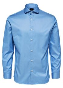 Selected Homme, Herren Hemd, Rauchblau