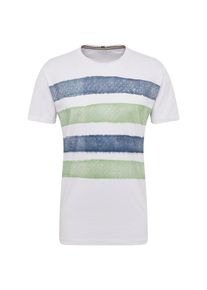 Esprit, Herren Shirt, Blau / Apfel / Weiß
