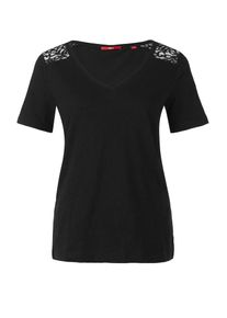 s.Oliver RED LABEL, Damen Shirt, Schwarz