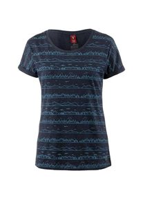 O.C.K. OCK, Damen T-Shirt, Navy / Hellblau