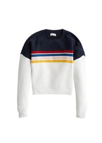 Hollister, Damen Pullover, Dunkelblau / Gelb / Rosa / Rot / Wei&szlig;