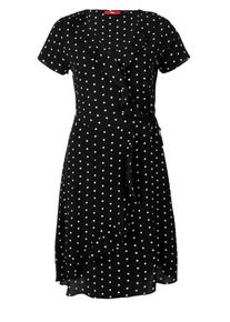 s.Oliver RED LABEL, Damen Kleid, Schwarz / Weiß