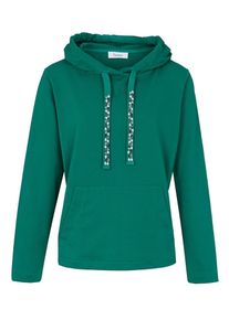 Heine, Damen Sweatshirt, Dunkelgr&uuml;n